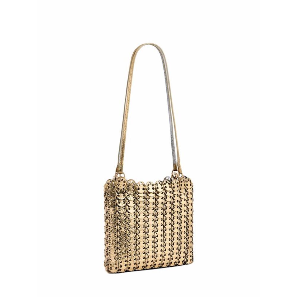 Rabanne Women Gold And Silver 1969 Flip Bag Reversible Shoulder Bag - Picture 2 of 3